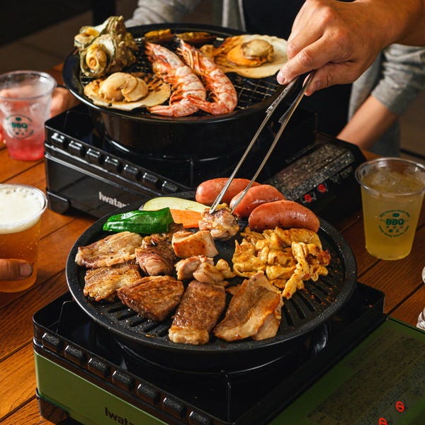 牡蠣小屋と冬BBQ BBQテラス湘太 熱海ラスカ屋上の画像