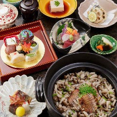 法事 6,800円コース（全8品）税サービス料込み7,928円　1月より7,000円8,162円税金サービス料込み