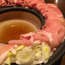 豚しゃぶしゃぶ【長ネギ/エノキ/水菜】