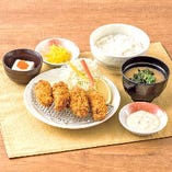 【岡山県産】カキフライ定食（4個）