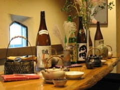 飲み放題は一升瓶で豪快に!! 泉やのこだわり…かな？