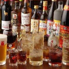 飲み放題は2時間+1,800円