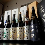 季節の日本酒も随時入荷中！ぜひお気軽にお尋ねください