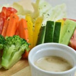 彩り五種の野菜スティック