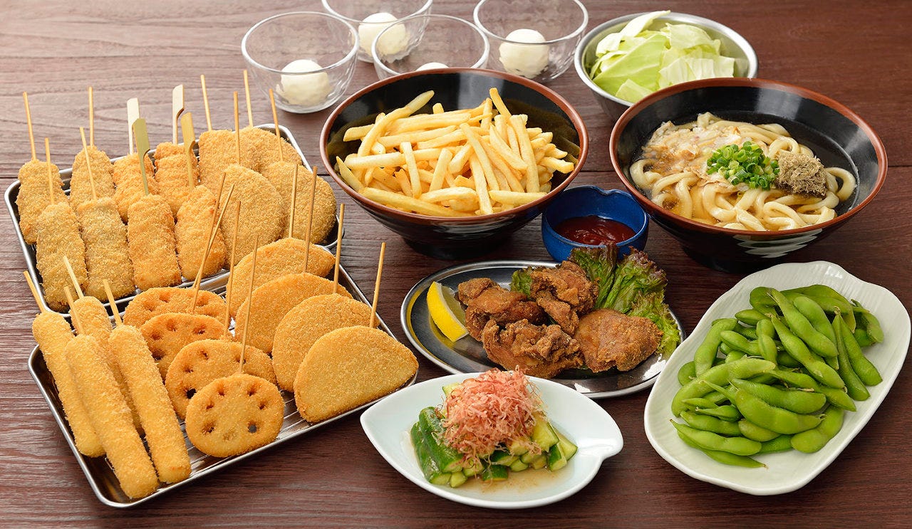 さんまるコース 全7品 2時間飲み放題付き 3000円 宴会 飲み会 歓迎会 送別会 女子会 の詳細 串カツ田中 両国店 両国 居酒屋 ぐるなび