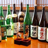 日本酒通も唸る、日本全国の銘酒がずらりと揃います