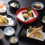 ランチ【揚げたて天ぷら御膳】気軽に楽しみたいお昼に。ご友人との女子会、ママ会、ご家族でどうぞ。