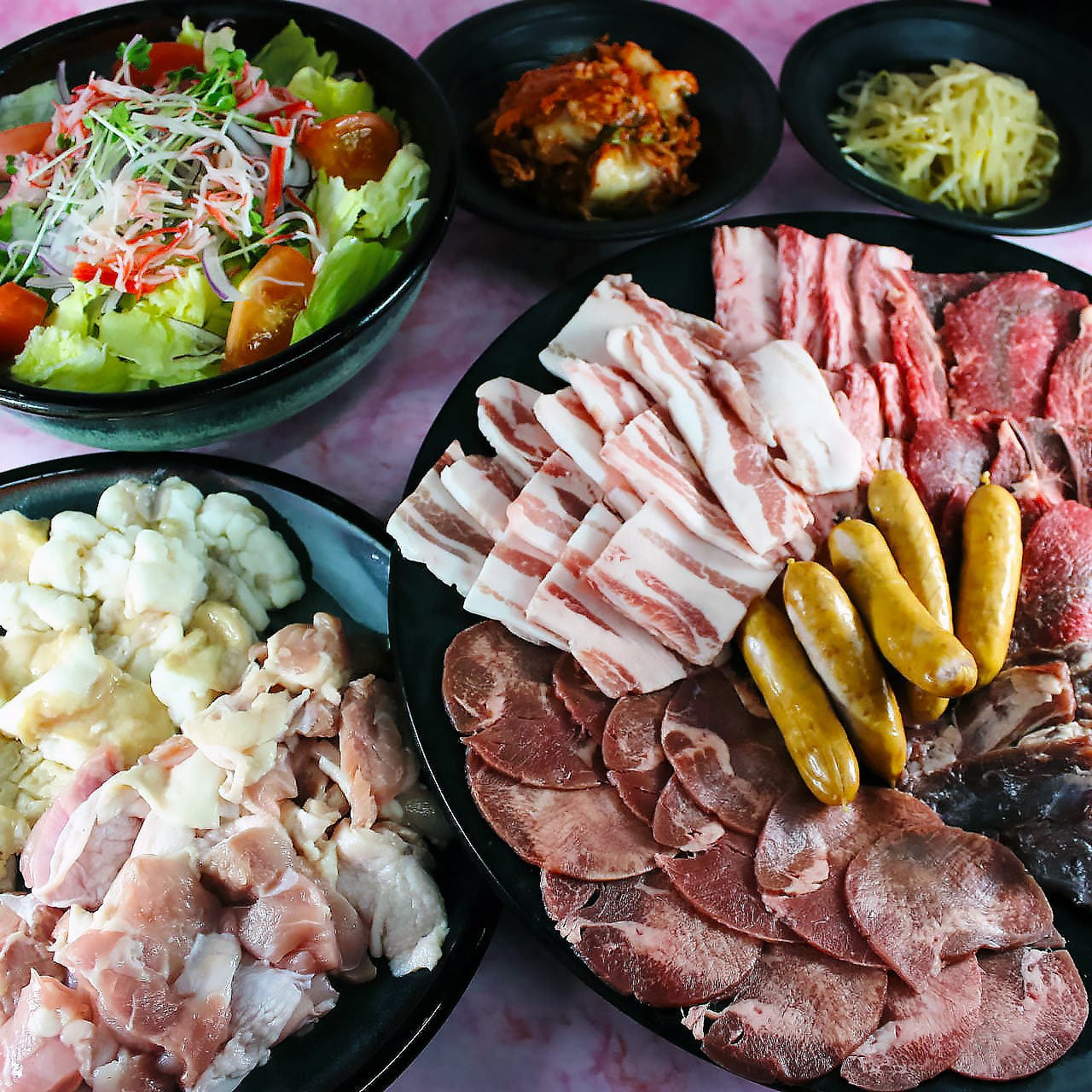 宴会個室 焼肉食べ放題 零四三八 木更津駅前 メニュー 焼肉宴会コース ぐるなび