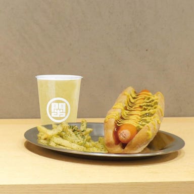 KADODE OOIGAWA 緑茶バーガー＆麦酒  メニューの画像