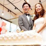 ◆ウエディングに◎
結婚式二次会に！WDケーキもご用意可能