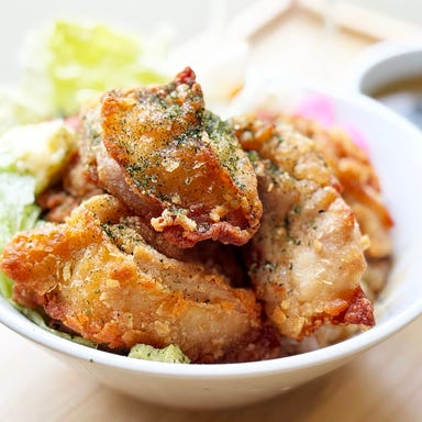 食堂&Cafe ‐ 猫に、優しく。‐_抹茶唐揚げ丼