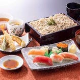 北海道そばや揚げたての天ぷら、鮨など絶品和食を多数ご用意♪
