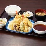 【豪華7点】天ぷら定食