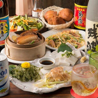 大手町なんくるないさー_【歓迎会・送別会・春宴会】贅沢うちなーコース★名物料理たっぷり★3時間飲み放題付き6,000円《全7品》