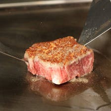 【期間限定特別価格】日本三大和牛のA5近江牛ロースステーキが味わえるコース　全８品