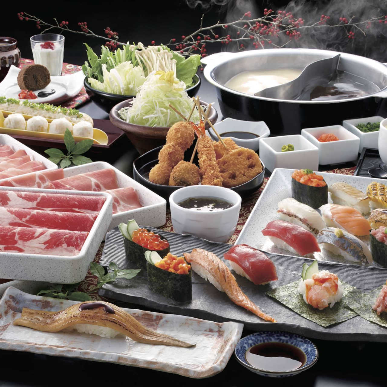 寿司 しゃぶしゃぶ食べ放題 ゆず庵 仙台八乙女店 詳細 周辺情報 Navitime Travel 寿司 しゃぶしゃぶ食べ放題 ゆず庵 仙台八乙女店 詳細 周辺情報 Navitime Travel