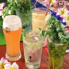 パクチードリンクやフルーツフレーバーのビールもあります♪