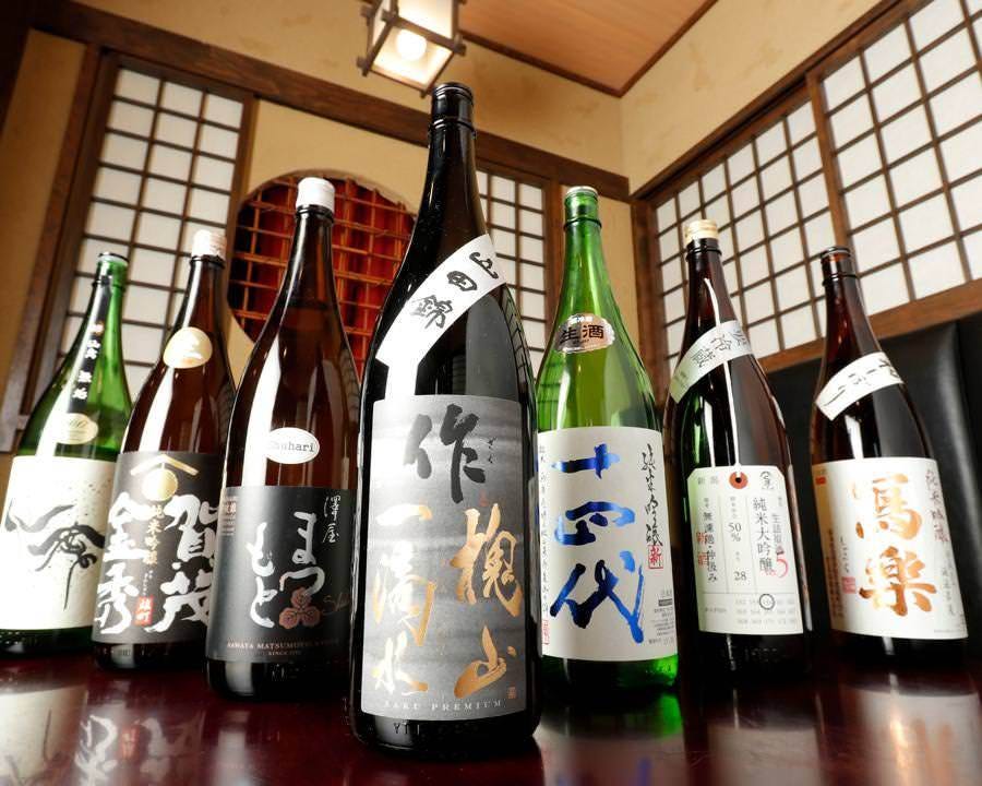 店長と板長こだわりの日本酒をお楽しみ下さい。