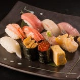 高鮮度な寿司10貫【極み】…3,000円（税込）