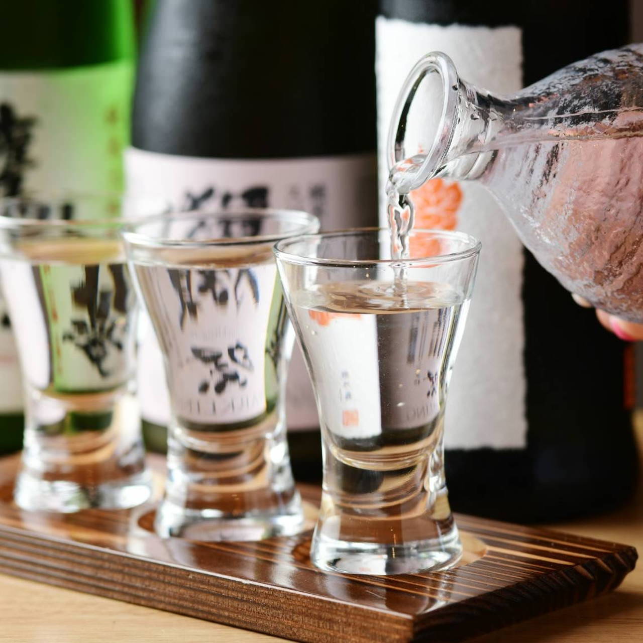 相性が良い天ぷら×日本酒！全国各地の銘酒が揃ってます！