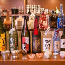 厳選焼酎の数々