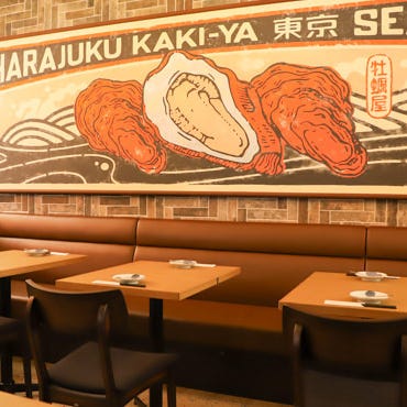 原宿牡蠣屋 TokyoSeafood_テーブル席