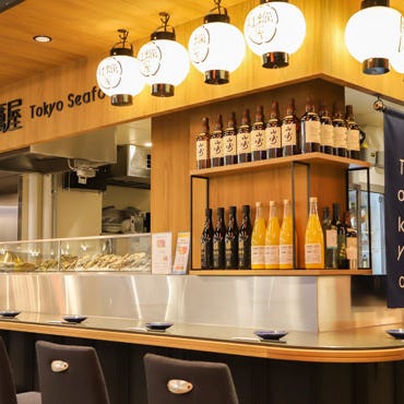 原宿牡蠣屋 TokyoSeafood_カウンター席
