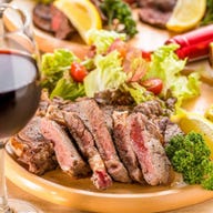 炭焼き びすとろ 肉たらし 虎ノ門_生ビール付『炭焼スタンダード』ポークステーキ含10品 2時間飲み放題付 5000円⇒4000円