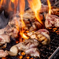 炭焼き びすとろ 肉たらし 虎ノ門_備長炭で焼き上げるお料理