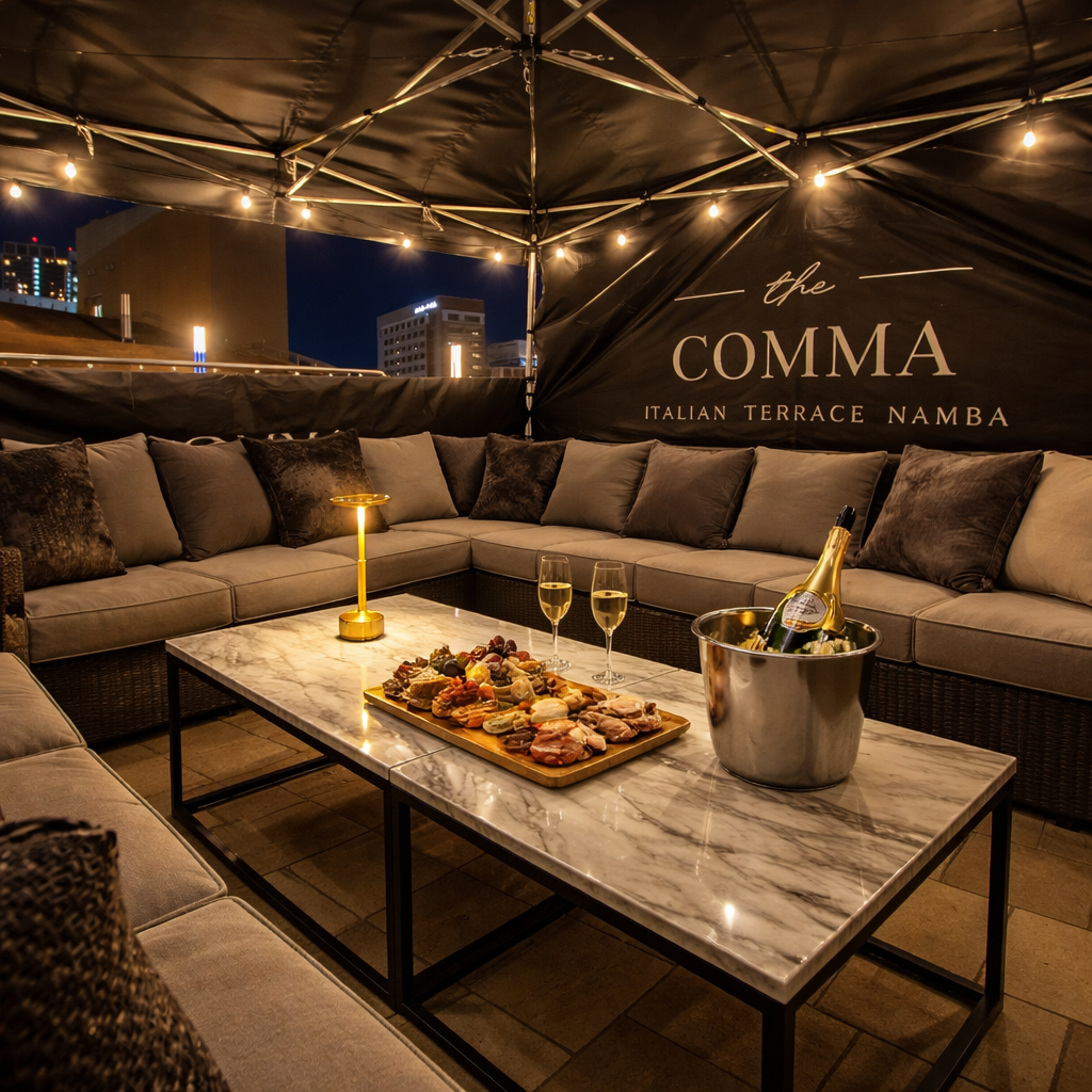 ビアガーデン＆バーベキュー COMMA Terrace 大阪難波 2026（なんば