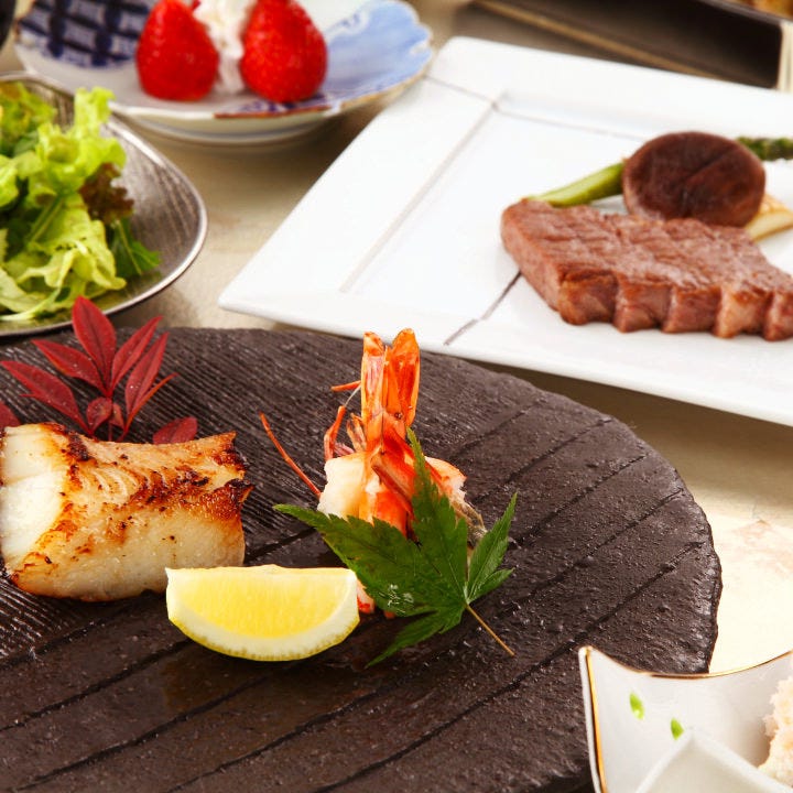 雪降和牛鉄板懐石ランチコース 全8品 接待 会食 記念日 結納 顔合わせの詳細 鉄板懐石 松阪 立川 鉄板焼き ぐるなび