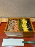 二段弁当ランチ五彩ご飯
