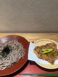 日替わりランチ　豚肉天ぷら蕎麦又は五島手延べうどん