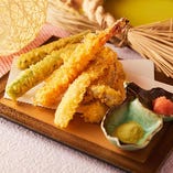 新鮮な魚介と京野菜で仕立てる、こだわりの天ぷら