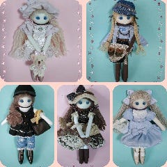 人形作家の手作りドールチャーム