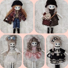 人形作家の手作りドールチャーム