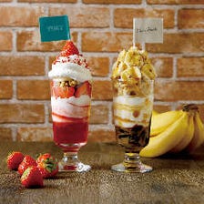 ボンボンパフェ　いちごとクリームチーズ