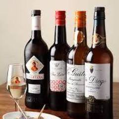 シェリー酒はタイプ別に６種類ご用意しています。