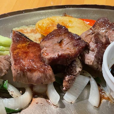 本格肉料理 丸小_黒毛和牛カットステーキ