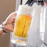 生ビールはオリオンビールがおすすめ！キンキンに冷えています