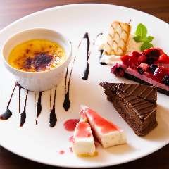 ちょっと贅沢ランチ♪スペシャルデザートプレートもご用意！