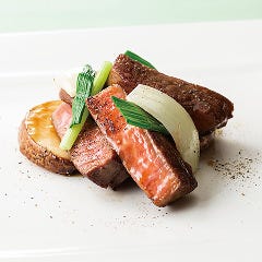 つくば山麓“飯村牛“フィレ肉の黒胡椒炒め