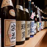 滋賀県の地酒が豊富！常時10種類程、取り揃えております♪