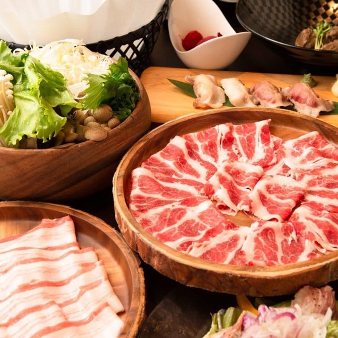イベリコ豚 レタしゃぶ鍋 Pata Negra パタネグラ 銀座 銀座 イタリアン イタリア料理 ぐるなび