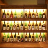 日本全国の日本酒をご用意。四季に合わせたラインナップ☆