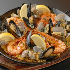 魚介のパエリア