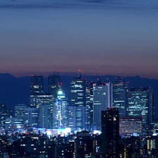 地上27Fからの夜景に包まれて