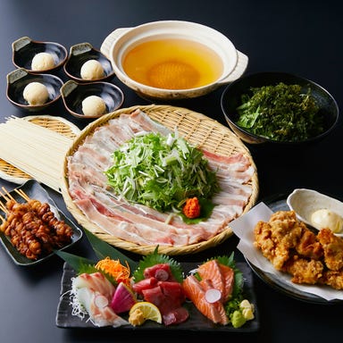 九州 熱中屋 伏見桃山 LIVE_あご出汁しゃぶしゃぶコース 7品【2H飲放付】4000円(税込)