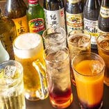 生ビールや紹興酒など、中華料理に合うお酒を幅広くラインナップ