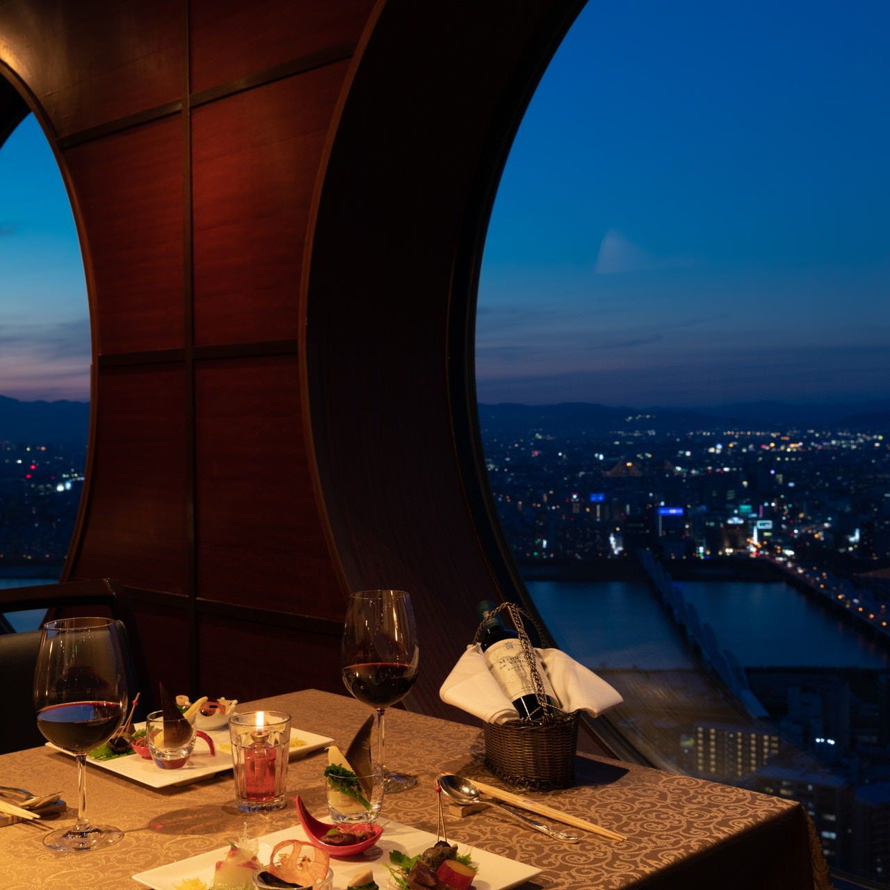 梅田 夜景 個室 中国料理 燦宮